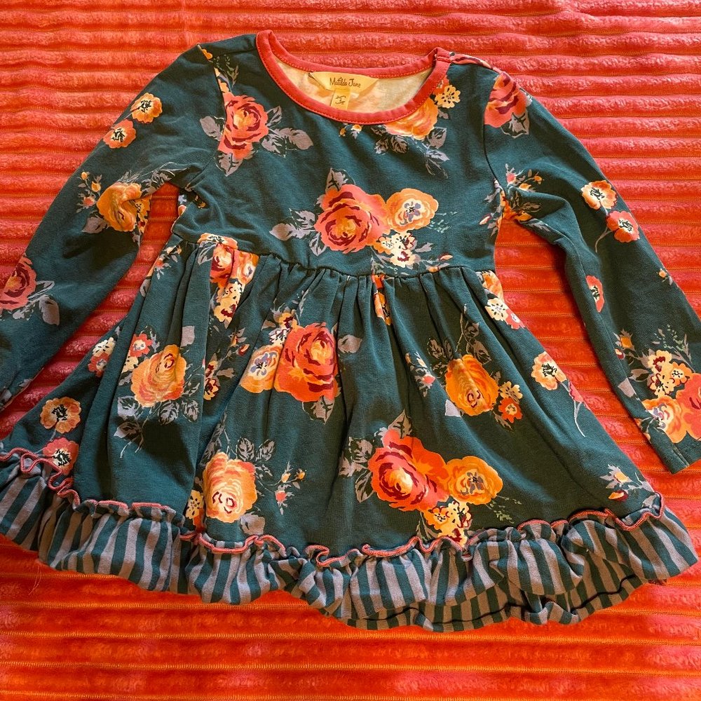 Girl's Matilda Jane Blue Floral Dress